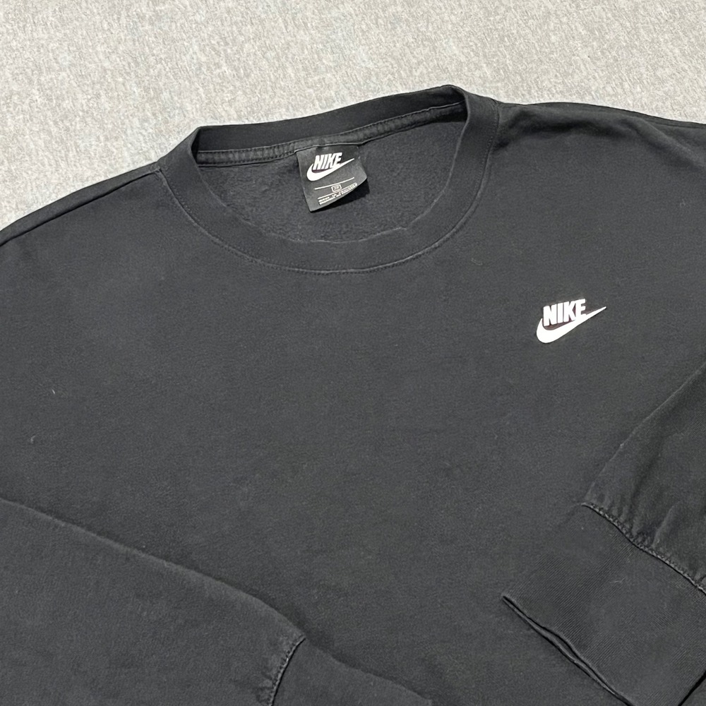 Nike Sportswear Essential Fleece Sweatshirt Black Oversized 3X CZ3373-010 Womens - Picture 1 of 8